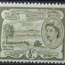 British Colonies: St. Christopher-Nevis-Anguilla, Elizabeth II, 1954