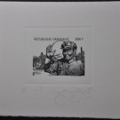 Gabon Mao Zedong 2013 Die proof Artist's Signature Lux