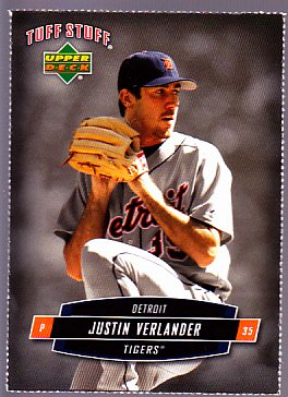 Justin Verlander  2006 Tuff Stuff Perforated Card