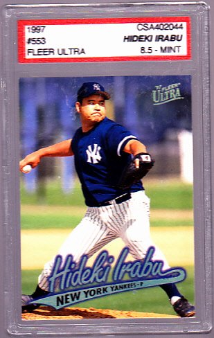 Hideki Irabu 1997 Fleer Ultra Graded MINT