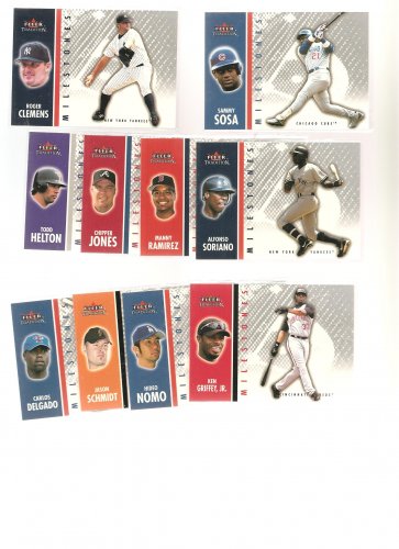 Manny Ramirez  2003 Fleer Tradition Update Milestones