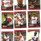 2009 Gwinnett Braves Unopened Team Set Glavine Hanson