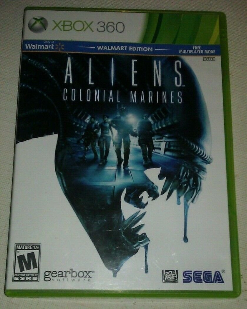 The Marine 1 Film Complet Aliens Colonial Marines (Microsoft Xbox 360, 2013) Complete W/ Manual