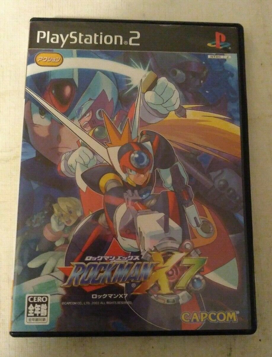 RockMan X7 (Sony PlayStation 2, 2003) Japan Import PS2 US Seller READ ...