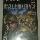 Call of Duty 3 (Sony PlayStation 2, 2006) Complete With Manual CIB PS2 Tested