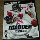 Madden NFL 2004 Football (Sony PlayStation 2, 2003) PS2 CIB Complete