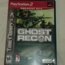 Tom Clancy's Ghost Recon (Sony PlayStation 2 Greatest Hits , 2002) PS2 CIB