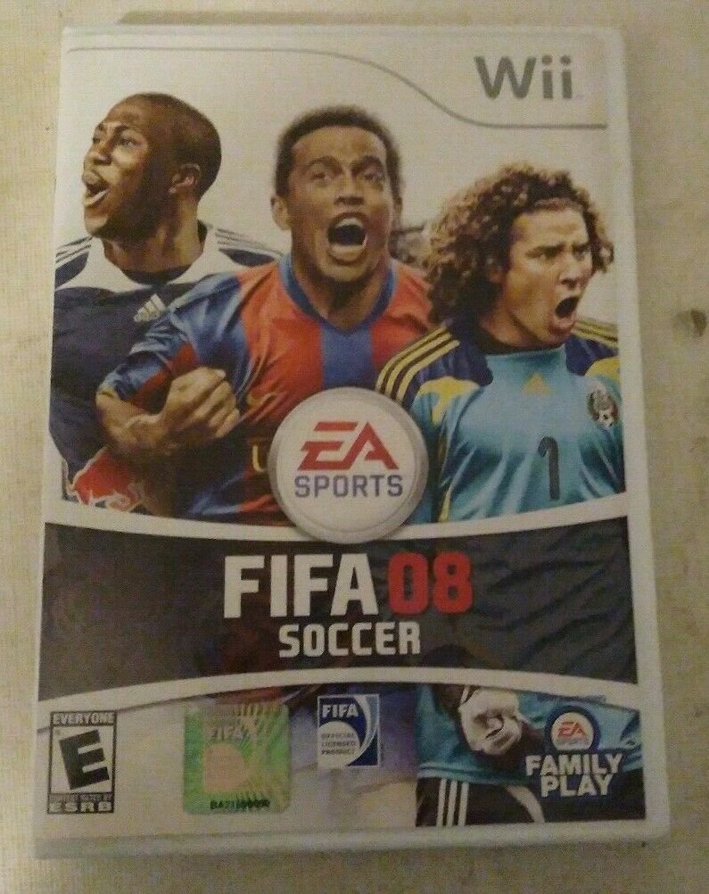 FIFA Soccer 08 (Nintendo Wii, 2007) With Manual CIB