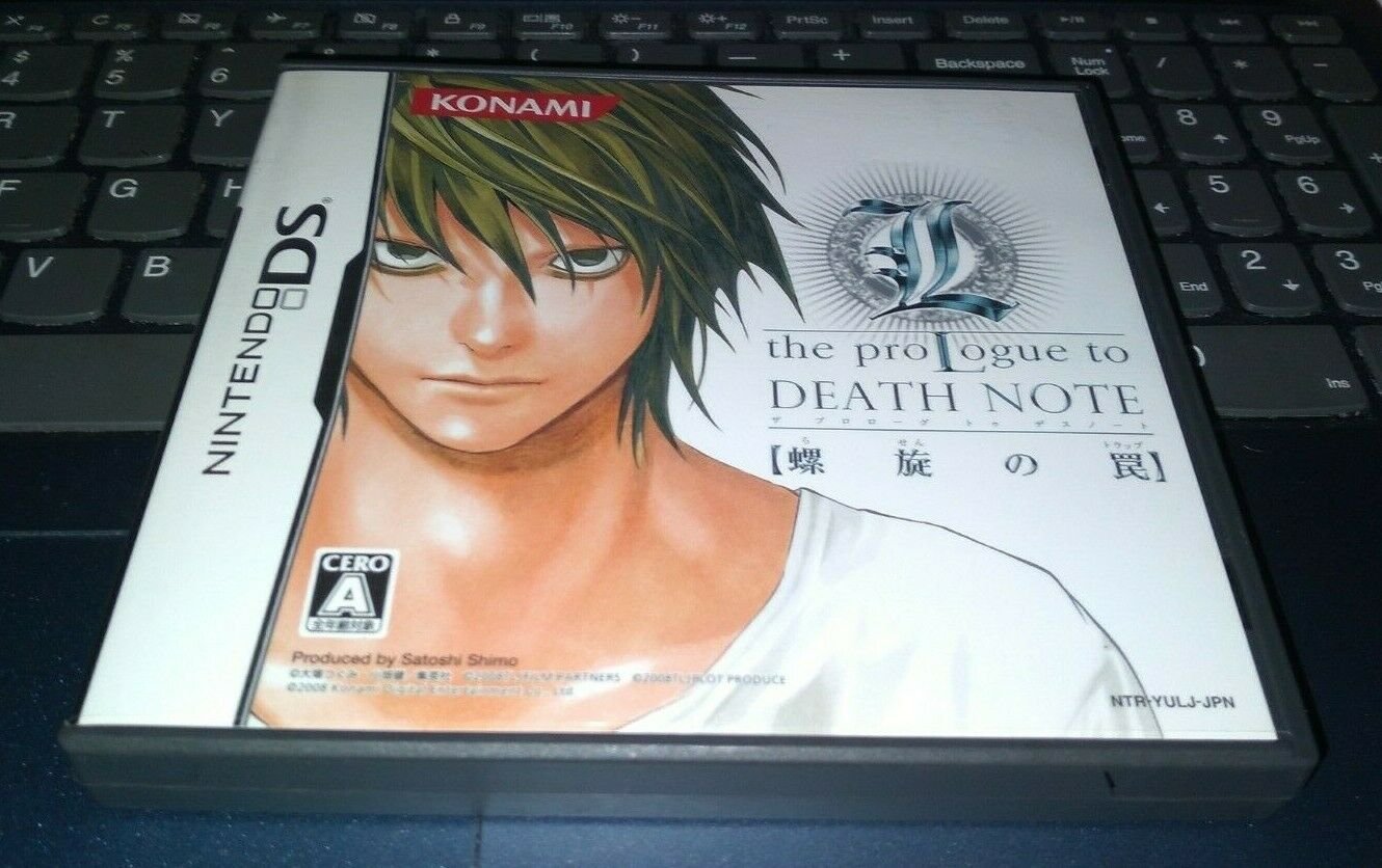 Prologue to Death Note Rasen no Wana (Nintendo DS, 2008) W/ Manual Japan Import
