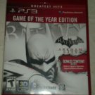 Batman Arkham City Game of the Year Edition Greatest Hits ( PlayStation 3 ) PS3