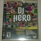 DJ Hero (Sony PlayStation 3, 2009) PS3