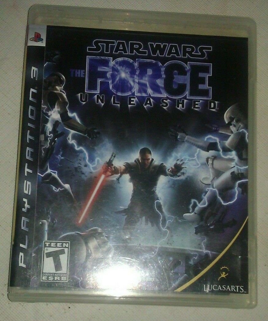 Star Wars: The Force Unleashed ( PlayStation 3, 2008) W Manual CIB Tested PS3