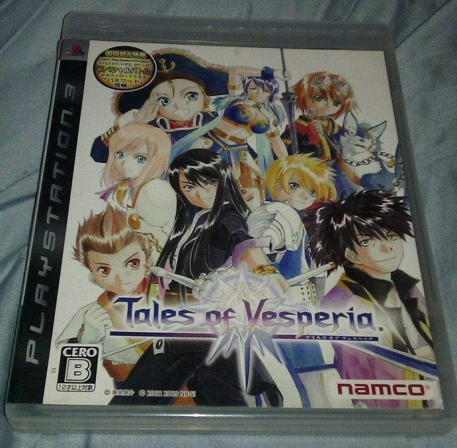 Tales of Vesperia (Sony PlayStation 3, 2009) Japan Import CIB PS3