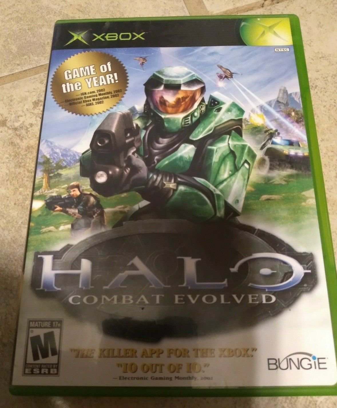Halo: Combat Evolved (Microsoft Xbox Original, 2001) With Manual
