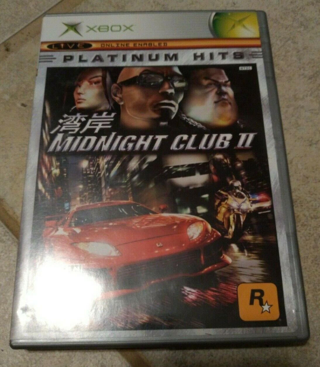Midnight Club II Platinum Huts (Microsoft Xbox Original, 2003) With Manual