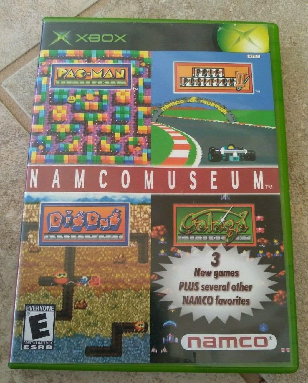 Namco Museum (Microsoft Xbox Original, 2002) With Manual