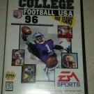 College Football USA 96 (Sega Genesis, 1995) CIB w Case & Manual