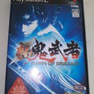 Onimusha: Dawn of Dreams (Sony PlayStation 2, 2006) Japan Import PS2 NTSC-J Read