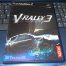 V-Rally 3 (Sony PlayStation 2, 2002) With Manual PS2 Japan Import NTSC-J READ