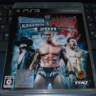 WWE SmackDown vs. Raw 2011 (Sony PlayStation 3, 2010) W/Manual Japan Import PS3