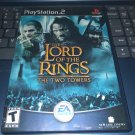 Lord of the Rings The Two Towers (Sony PlayStation 2, 2002) With Manual PS2