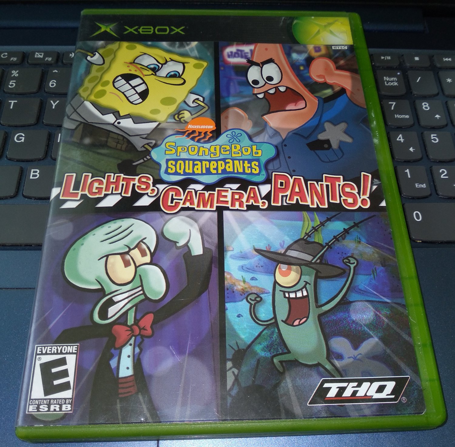 SpongeBob SquarePants Lights, Camera, Pants Microsoft Xbox Original 2005)