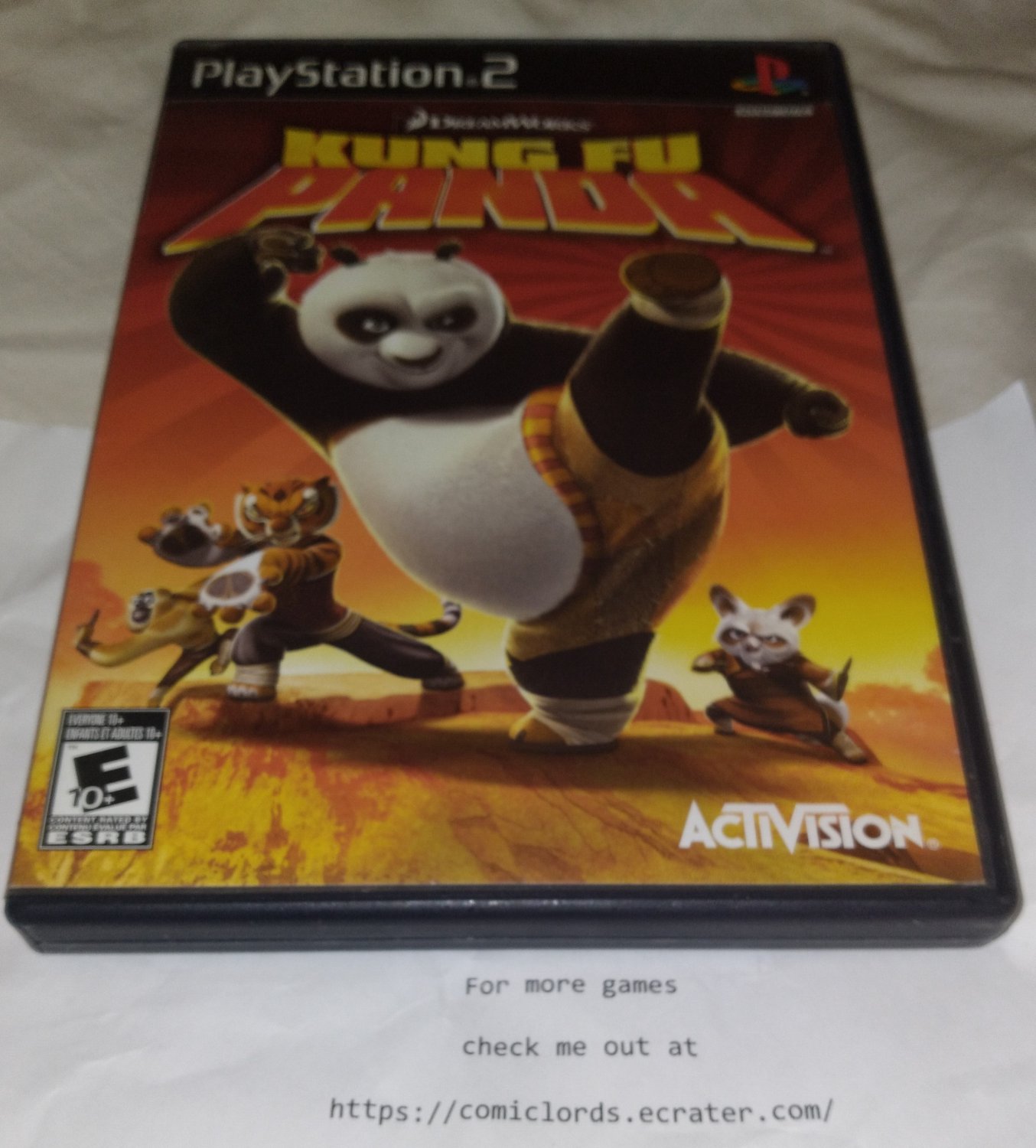 Kung Fu Panda (Sony PlayStation 2, 2008) PS2 Black Label