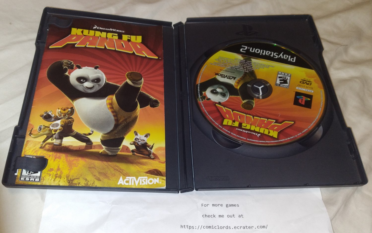 Kung Fu Panda (sony Playstation 2, 2008) Ps2 Black Label