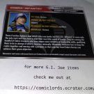 Cobra Officer V11 Female FIleCard 30th Anniversary G.I. Joe GI JOE File Card