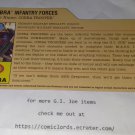 Cobra Trooper V8 Filecard 25th Ann G.I. Joe GI Joe DVD Battles 1 File Card