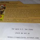 Storm Shadow V26 Filecard 25th Anniversary GI JOE G.I. Joe File Card