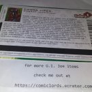 Cobra Viper V13 Filecard 2004 Valor Vs Venom GI Joe G.I. Joe File Card