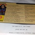 Baroness FileCard Walmart 3.75 Retro Line GI Joe G.I. Joe GIJOE File Card