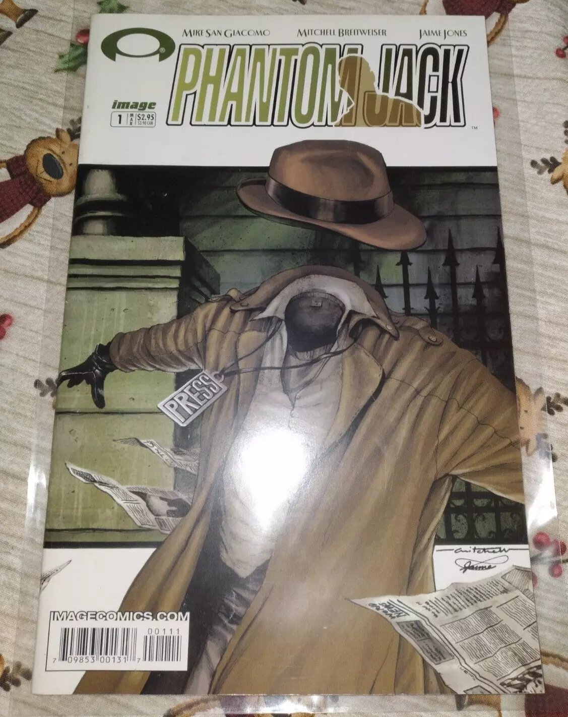 Phantom Jack #1 VF/NM Image Comics Mike San Giaccomo