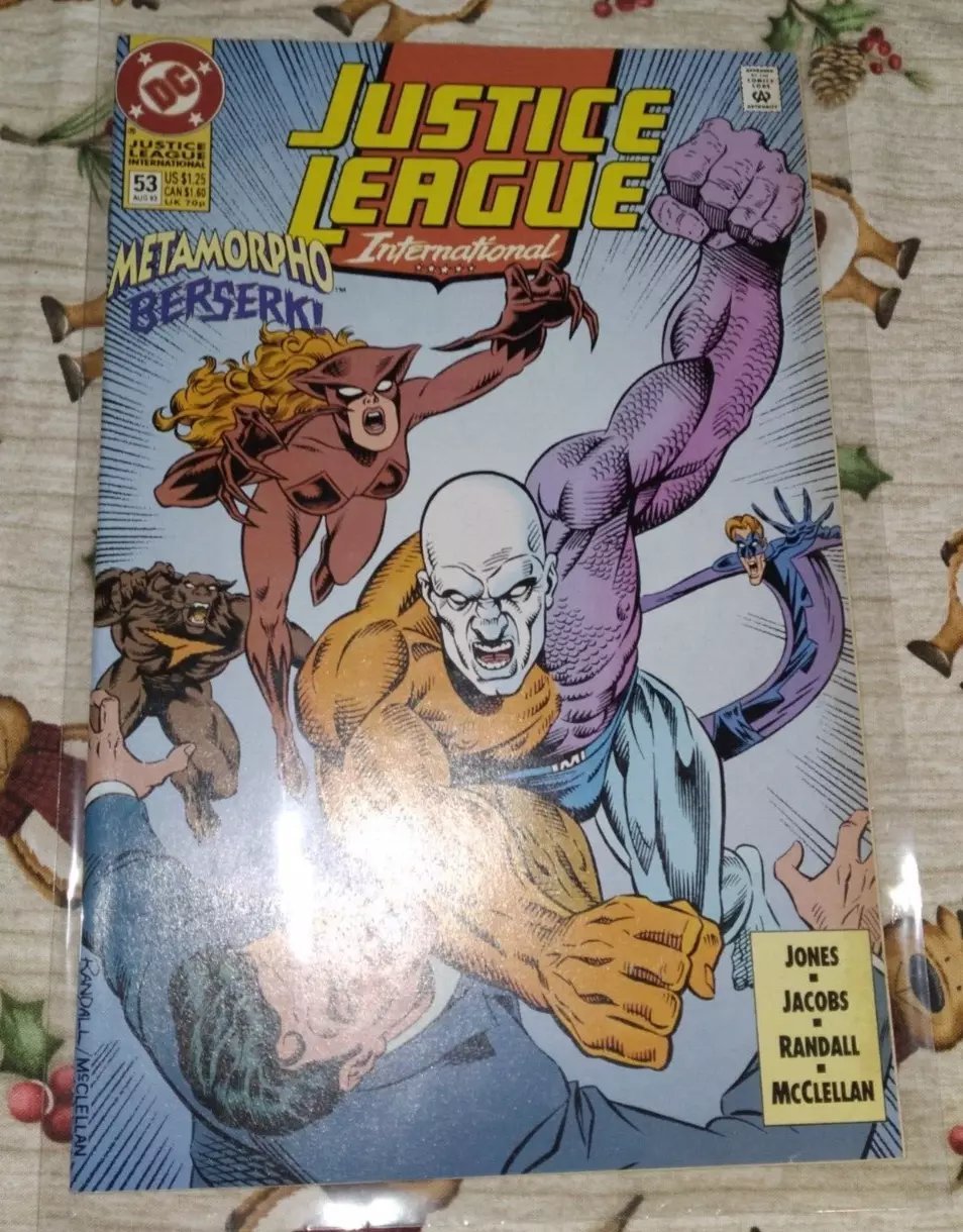 Justice League International #53 VF/NM DC Comics Metamorpho Green Lantern