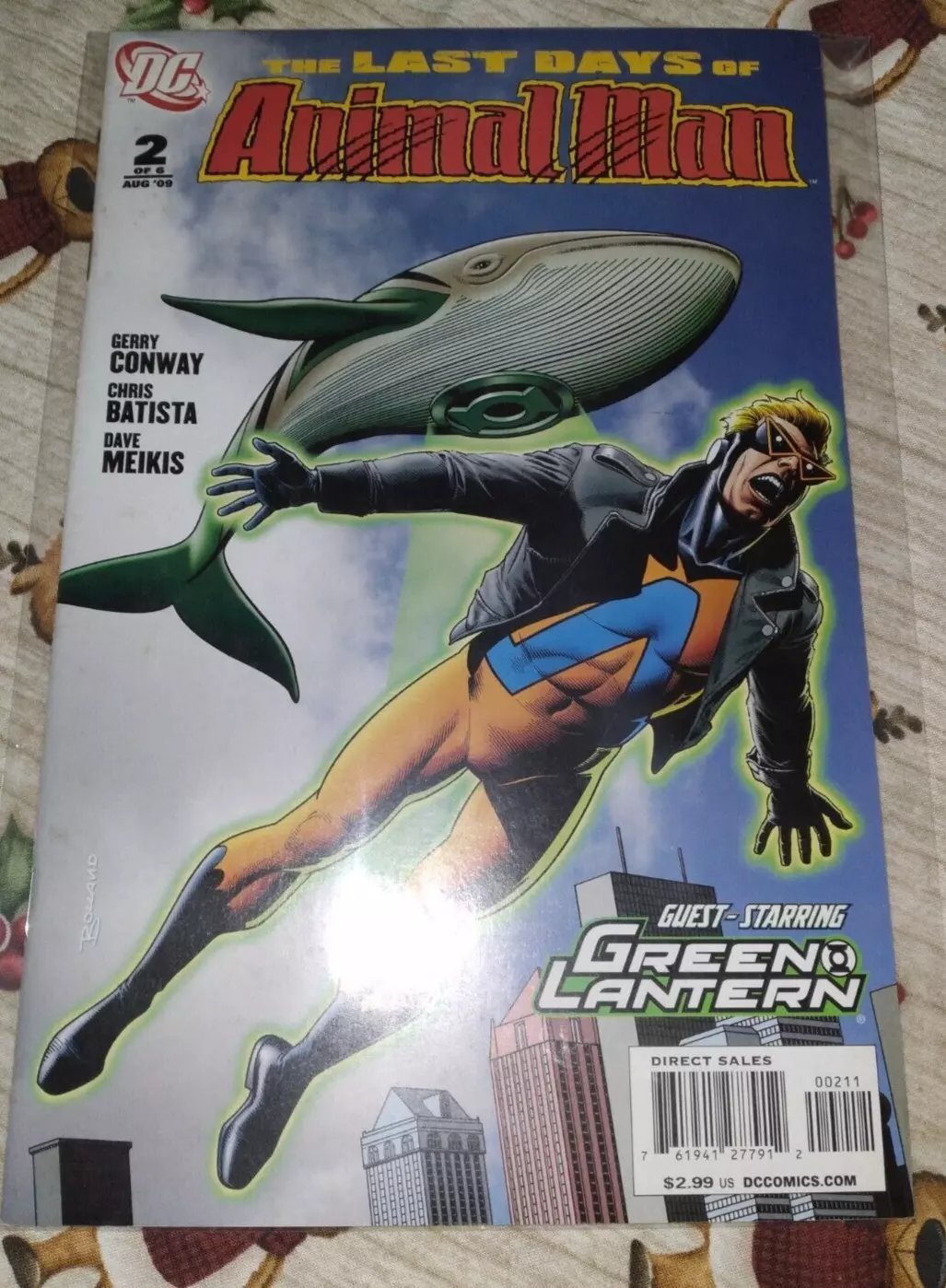 Last Days of Animal Man #2 VF/NM DC Comics Gerry Conway Chris Batista