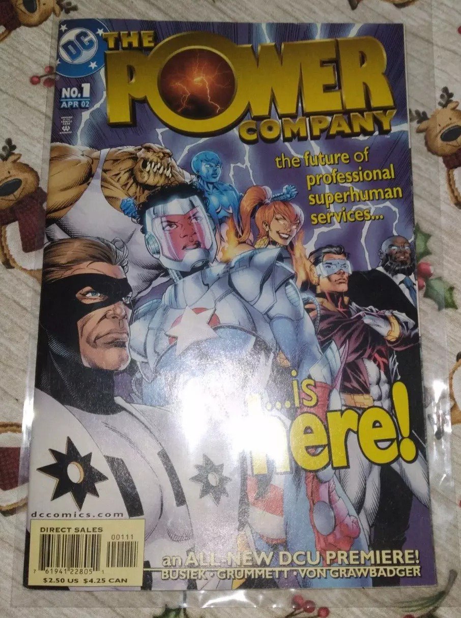 Power Company #1 VF/NM DC Comics Kurt Busiek