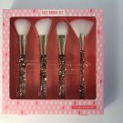 Target Beauty Liquid Glitter 4 Piece Face Brush Set NEW