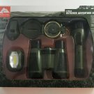 Ozark Trail 5 Piece Outdoor Adventure Set Binoculars Compass Flashlight more NEW