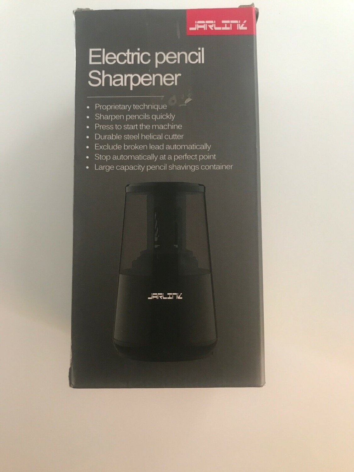 JARLINK Electric Pencil Sharpener, HeavyDuty Helical Blade to Fast Sharpen BLUE