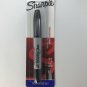 Sharpie Super Twin Tip Permanent Marker, Fine and Chisel, Black, 1 Count
