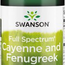 Swanson Full Spectrum Cayenne & Fenugreek 60 Veg Capsules