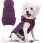 VOOPET Warm Dog Jacket, Snowproof Windproof Waterproof Dog Winter Coat for Cold