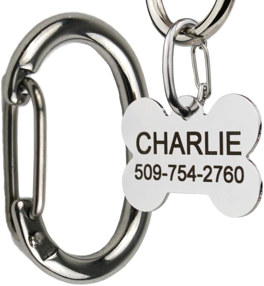 Gotags Pet ID Clip, Strong and Durable Dog and Cat Tag Connector. Easy