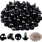 120PCS Plastic Safety Crochet Eyes Bulk with 120PCS Washers for Crochet Crafts (