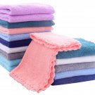 16 Pack Baby Washcloths - Luxury Multicolor Coral Fleece - Extra Absorbent and S