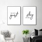 Be Our Guest Sign Wall Decor for Guest Room Minimalist Wall Art Stay Awhile Sign