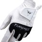 PLAYEAGLE Golf MenâS Compression Fit Premium Cabretta Leather Golf Glove,Worn on
