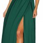 II ININ Women'S Deep V-Neck Casual Dress Summer Backless Floral Print/Solid Spli