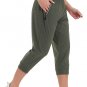 SPECIALMAGIC Women'S Running Capri Jogging Pants Athletic Workout Hiking Capri S